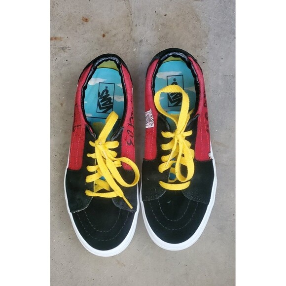 The Simpsons EL BARTO Vans Graffiti Sk8-Low Sneakers  Mens 4.5 Womens 6 - Picture 7 of 10